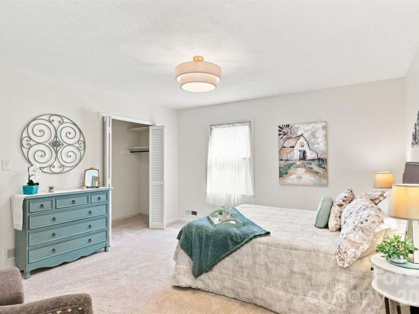1002 Leewood Drive, Monroe, NC 28112.  MLS# CAR4416687, YatesRealty ID 45719. Primary bedroom with walk in closet