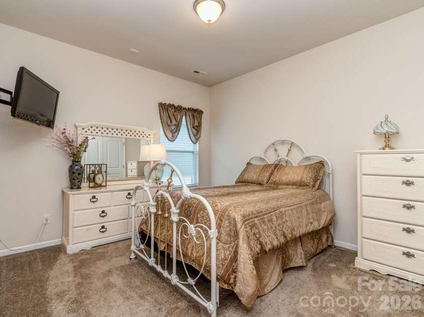 5039 Monacan Way, Indian Land, SC 29707.  MLS# CAR4352645, YatesRealty ID 4573. Split Bedroom Main Level Plan; Bedroom 2