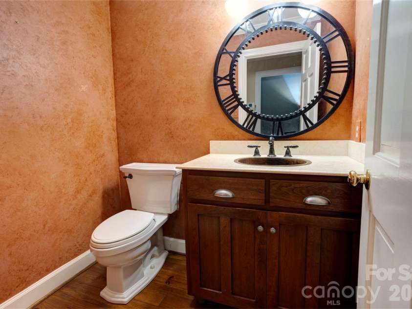 129 Overbrook Drive, Concord, NC 28025.  MLS# CAR4416139, YatesRealty ID 45731. Half Bath downstairs