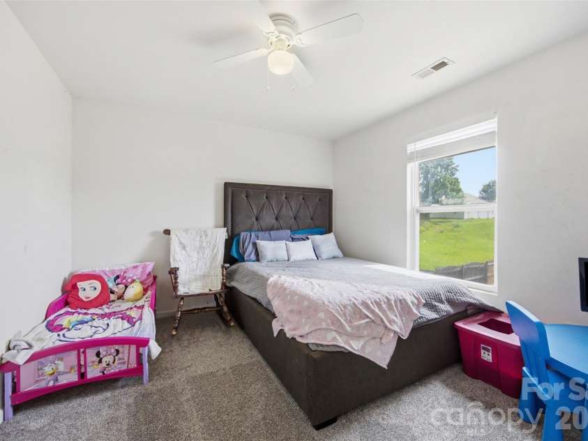 1106 Rainier Lane, Gastonia, NC 28052.  MLS# CAR4416403, YatesRealty ID 45738. Bedroom