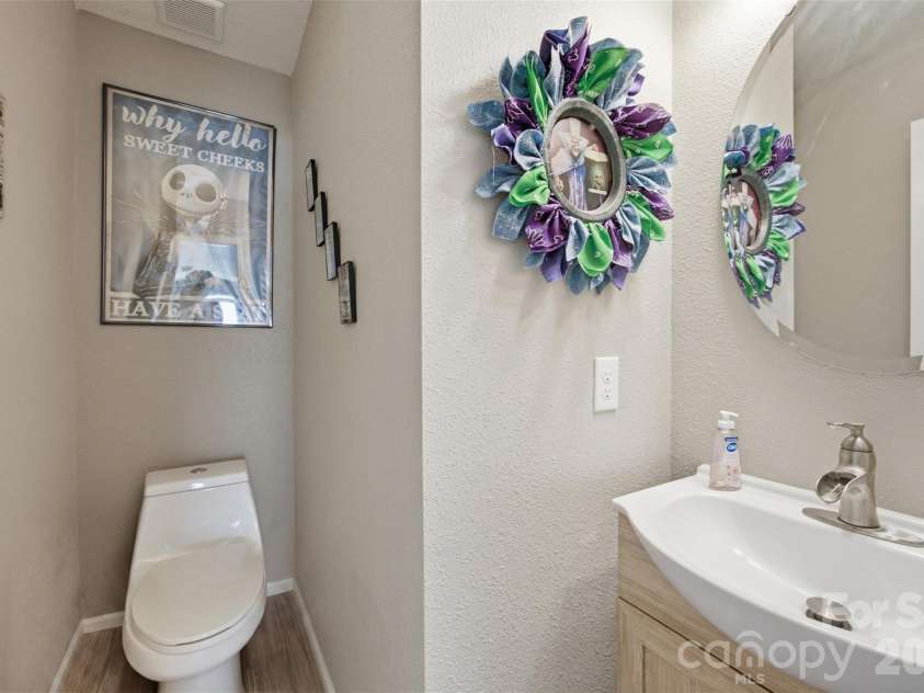 1106 Rainier Lane, Gastonia, NC 28052.  MLS# CAR4416403, YatesRealty ID 45738. Half Bath Downstairs