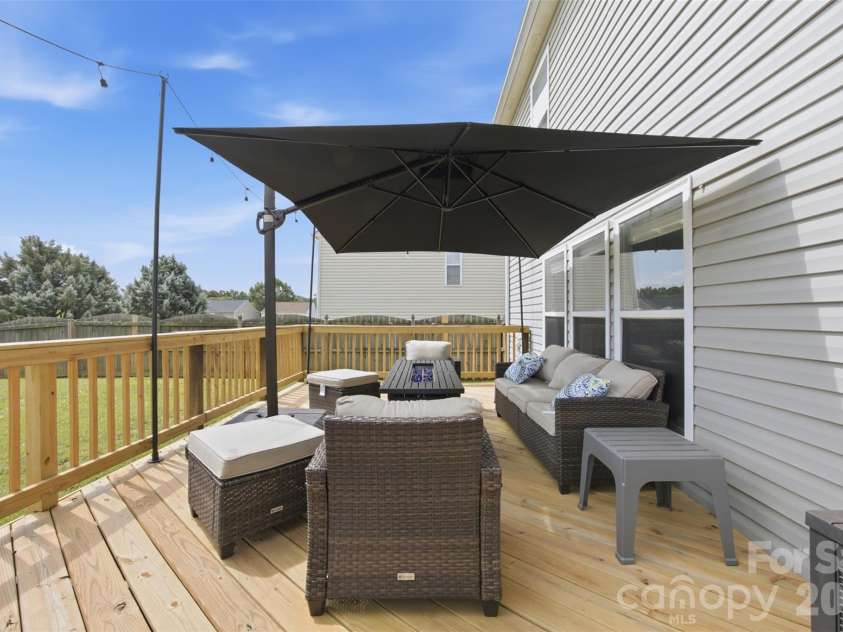 1106 Rainier Lane, Gastonia, NC 28052.  MLS# CAR4416403, YatesRealty ID 45738. New back deck