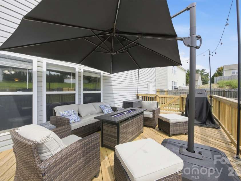 1106 Rainier Lane, Gastonia, NC 28052.  MLS# CAR4416403, YatesRealty ID 45738. New deck