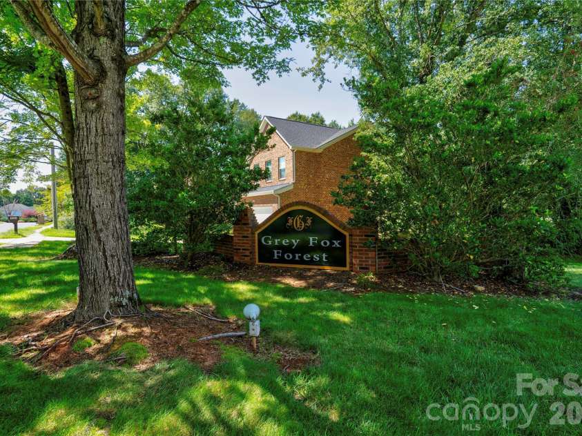 305 Firefly Path, Shelby, NC 28150.  MLS# CAR4415887, YatesRealty ID 45740. Grey Fox Forest Entrance