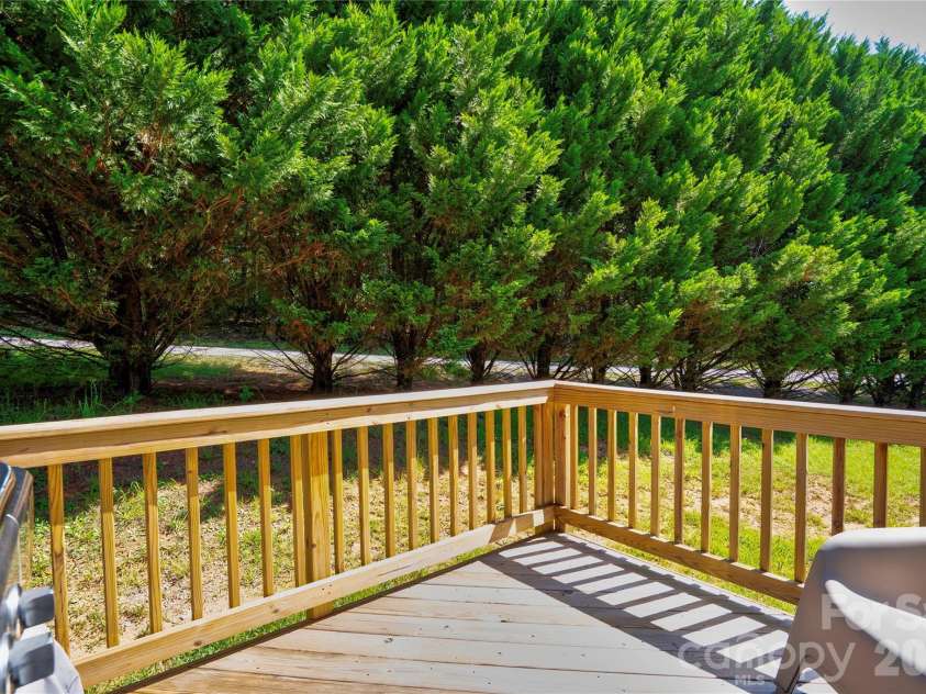 305 Firefly Path, Shelby, NC 28150.  MLS# CAR4415887, YatesRealty ID 45740. Rear Deck