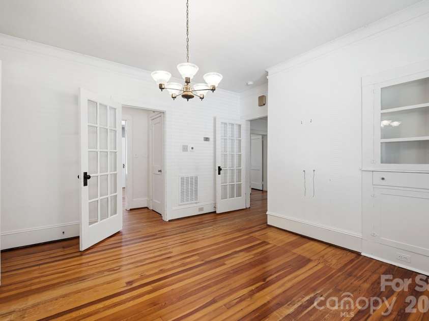 302 Ridge Avenue, Kannapolis, NC 28083.  MLS# CAR4414149, YatesRealty ID 45746. Dining Room with built-in cabinet