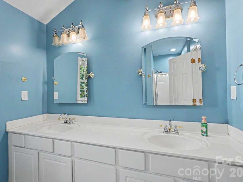 4176 Peyton Court, Concord, NC 28027.  MLS# CAR4406944, YatesRealty ID 45752. Bathroom with dual sinks