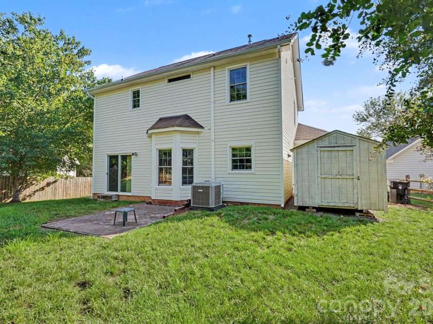 4176 Peyton Court, Concord, NC 28027.  MLS# CAR4406944, YatesRealty ID 45752. Spacious fenced back yard