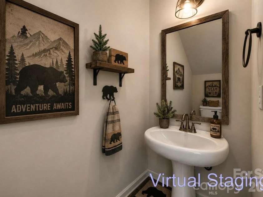 111 Carrisa Lane, Troutman, NC 28166.  MLS# CAR4416889, YatesRealty ID 45763. Half Bath