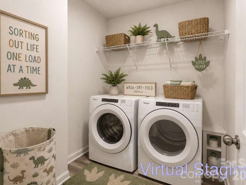 111 Carrisa Lane, Troutman, NC 28166.  MLS# CAR4416889, YatesRealty ID 45763. Laundry