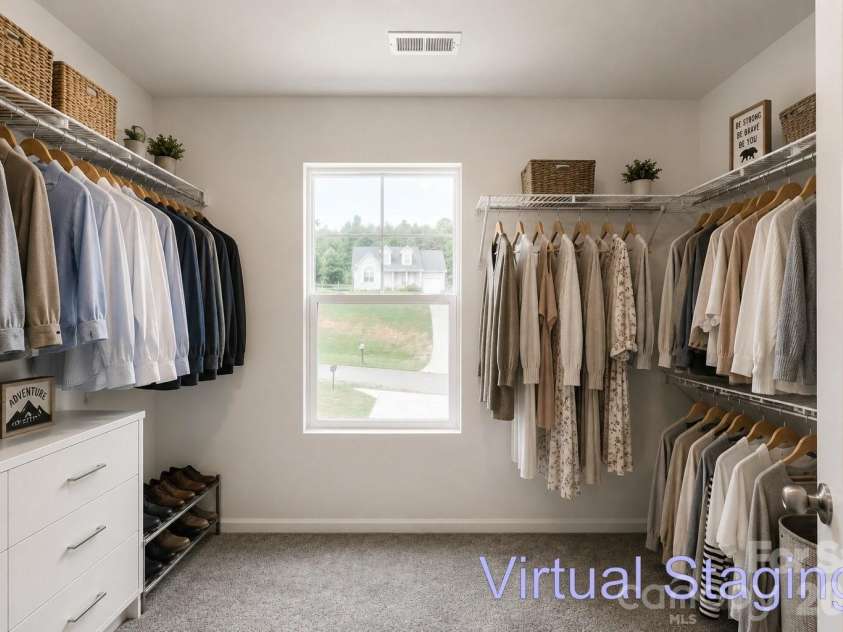 111 Carrisa Lane, Troutman, NC 28166.  MLS# CAR4416889, YatesRealty ID 45763. Primary Closet
