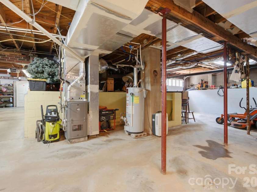 148 Era Street, Troutman, NC 28166.  MLS# CAR4409188, YatesRealty ID 45767. Basement workshop is heated and cooled.