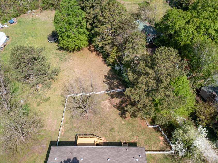 574 Pamela Road, York, SC 29745.  MLS# CAR4240157, YatesRealty ID 4577. Fenced Backyard Aerial