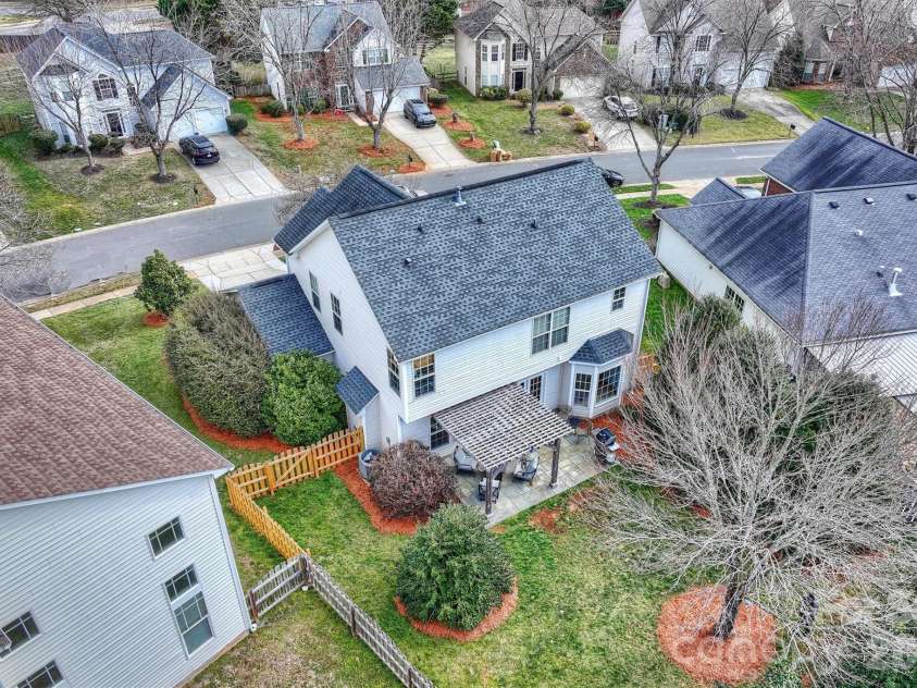 9528 Autumn Applause Drive, Charlotte, NC 28277.  MLS# CAR4340499, YatesRealty ID 4577. Aerial view