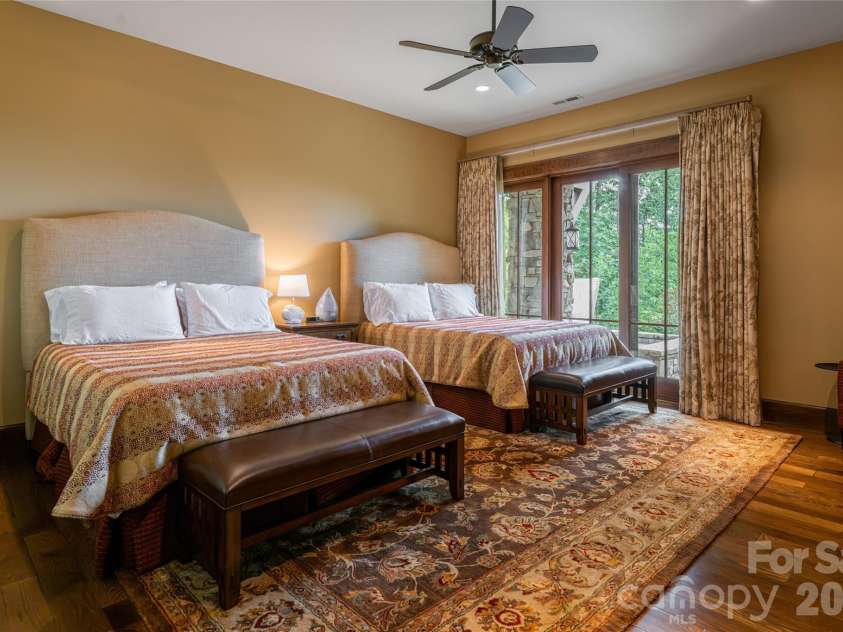 383 Eagle Ridge Road, Zirconia, NC 28790.  MLS# CAR4414334, YatesRealty ID 45781. Guest Suite 1