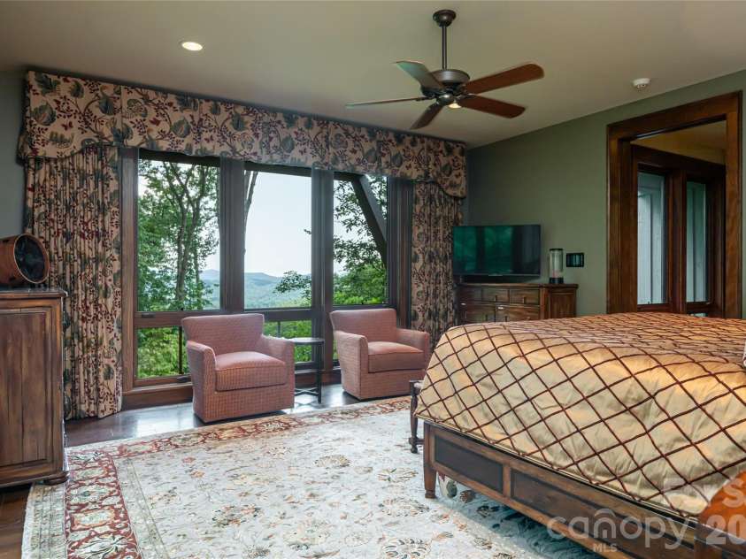 383 Eagle Ridge Road, Zirconia, NC 28790.  MLS# CAR4414334, YatesRealty ID 45781. Primary suite