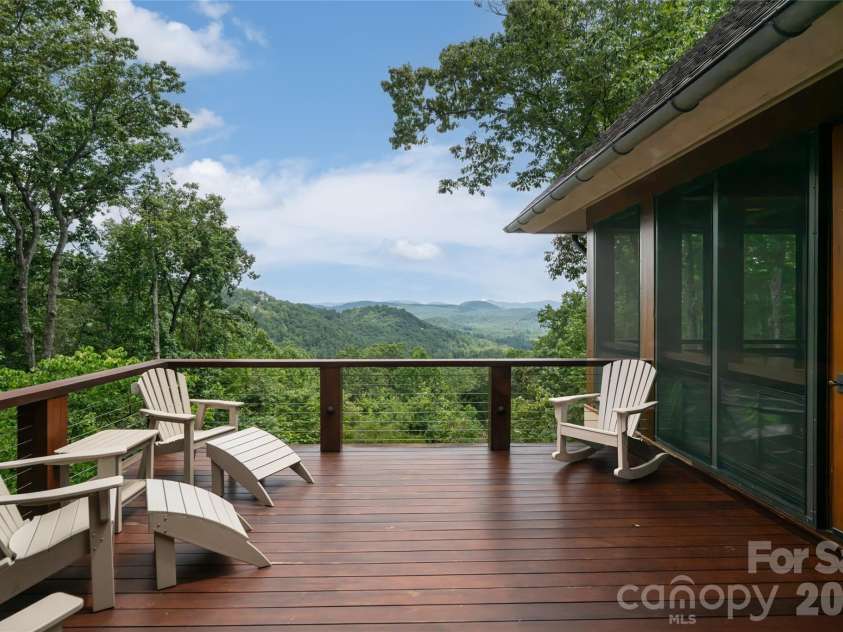 383 Eagle Ridge Road, Zirconia, NC 28790.  MLS# CAR4414334, YatesRealty ID 45781. Year-round Mountain Views