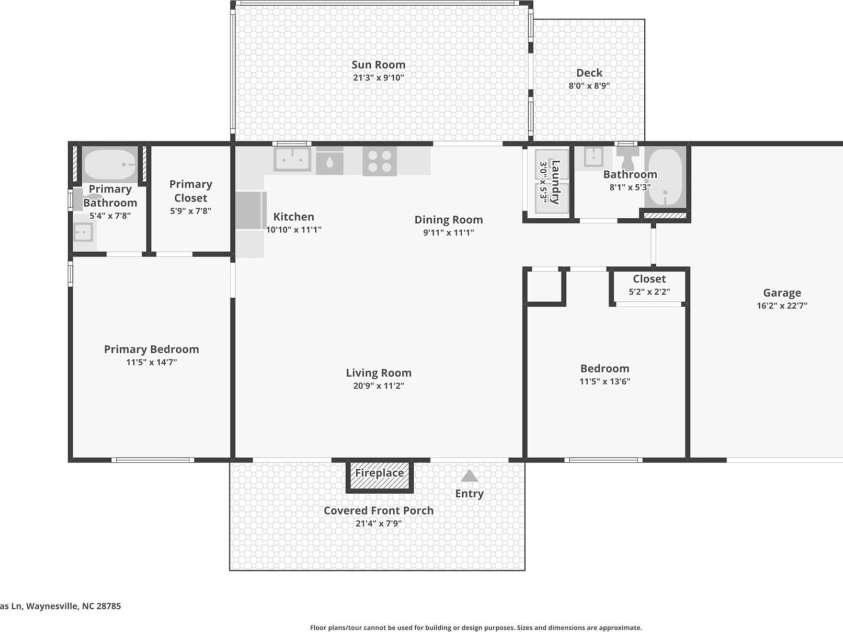 117 Pinellas Lane, Waynesville, NC 28785.  MLS# CAR4416573, YatesRealty ID 45796. 