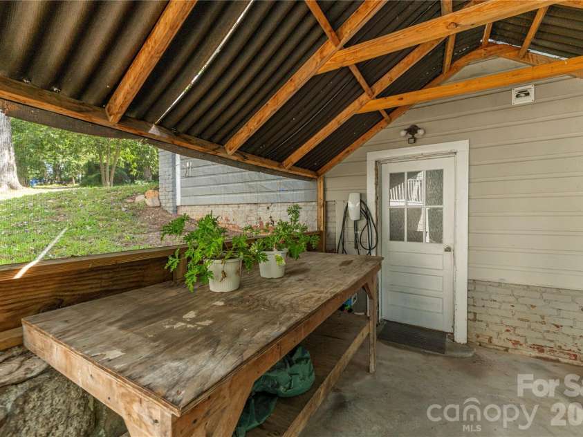 6 Birch Street, Asheville, NC 28801.  MLS# CAR4413466, YatesRealty ID 45798. Covered Porch with Basement Access