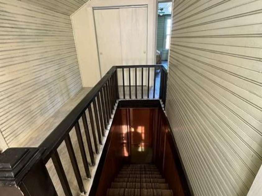 605 Meeting Street, Morganton, NC 28655.  MLS# CAR4085302, YatesRealty ID 458. Stairs
