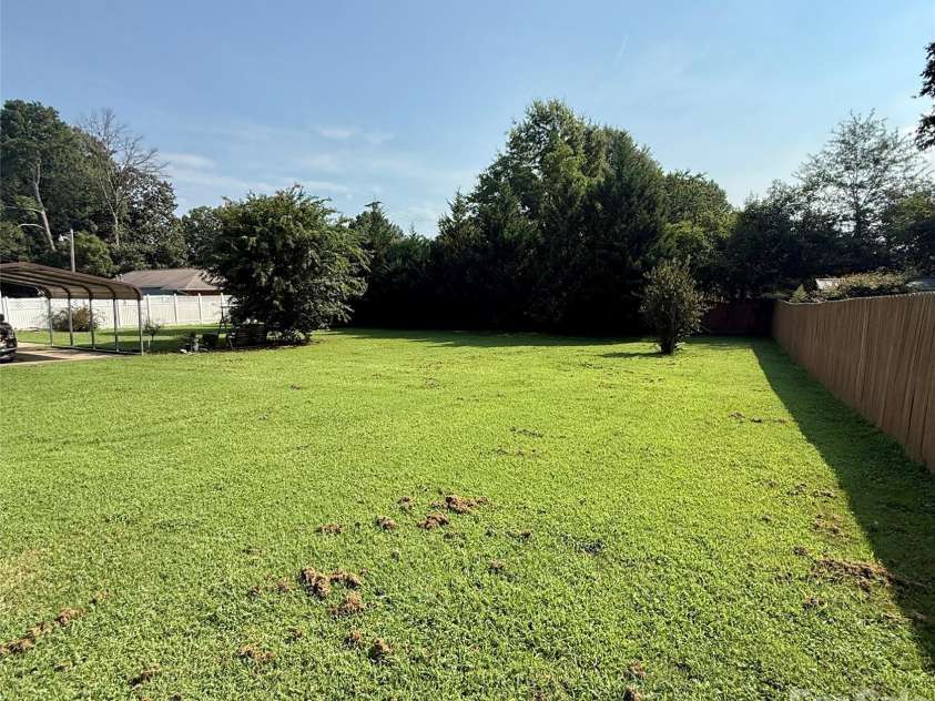 401 Mulberry Street, Cherryville, NC 28021.  MLS# CAR4416640, YatesRealty ID 45800. Mostly fenced yard