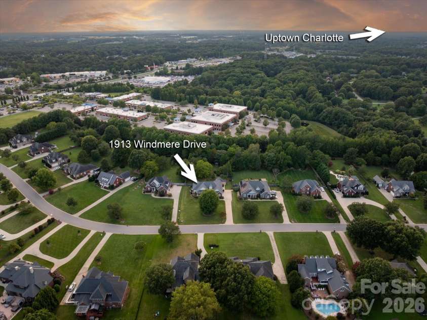 1913 Windmere Drive, Monroe, NC 28110.  MLS# CAR4416282, YatesRealty ID 45805. 