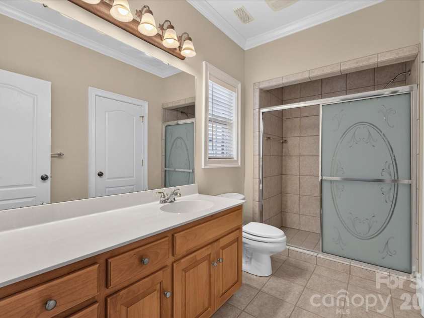 1913 Windmere Drive, Monroe, NC 28110.  MLS# CAR4416282, YatesRealty ID 45805. Jack and jill Bath Bedrooms #3 & #4