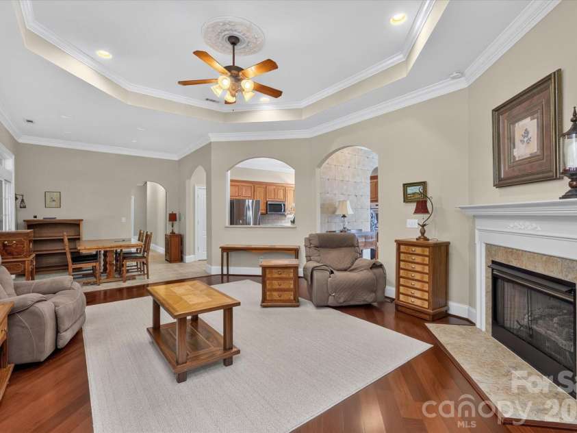 1913 Windmere Drive, Monroe, NC 28110.  MLS# CAR4416282, YatesRealty ID 45805. Living Room