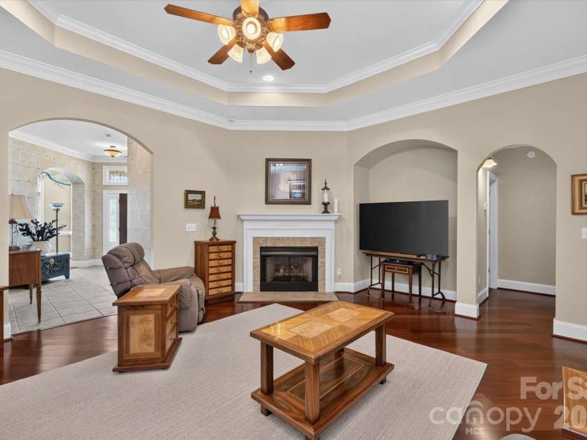 1913 Windmere Drive, Monroe, NC 28110.  MLS# CAR4416282, YatesRealty ID 45805. Living Room