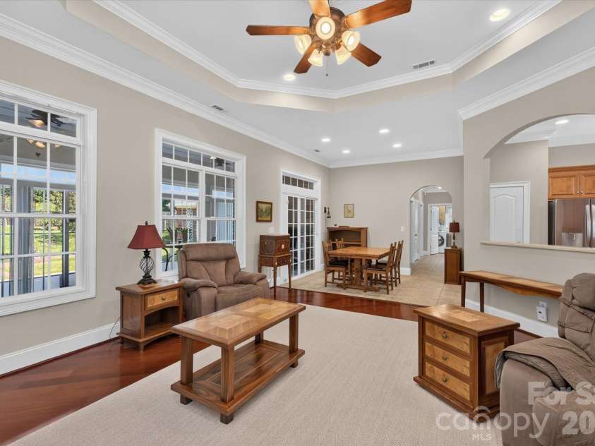 1913 Windmere Drive, Monroe, NC 28110.  MLS# CAR4416282, YatesRealty ID 45805. Living Room