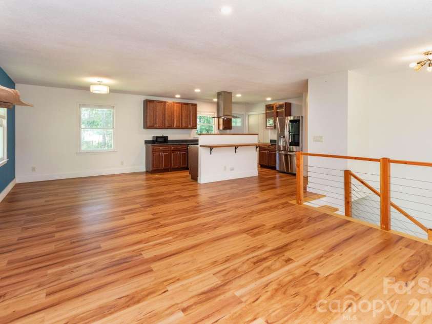 1009 Sharon Ridge Road, Fairview, NC 28730.  MLS# CAR4416738, YatesRealty ID 45809. Beautiful hardwood flooring.