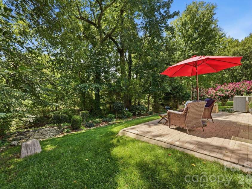 12102 Humboldt Drive, Charlotte, NC 28277.  MLS# CAR4416180, YatesRealty ID 45820. Backyard