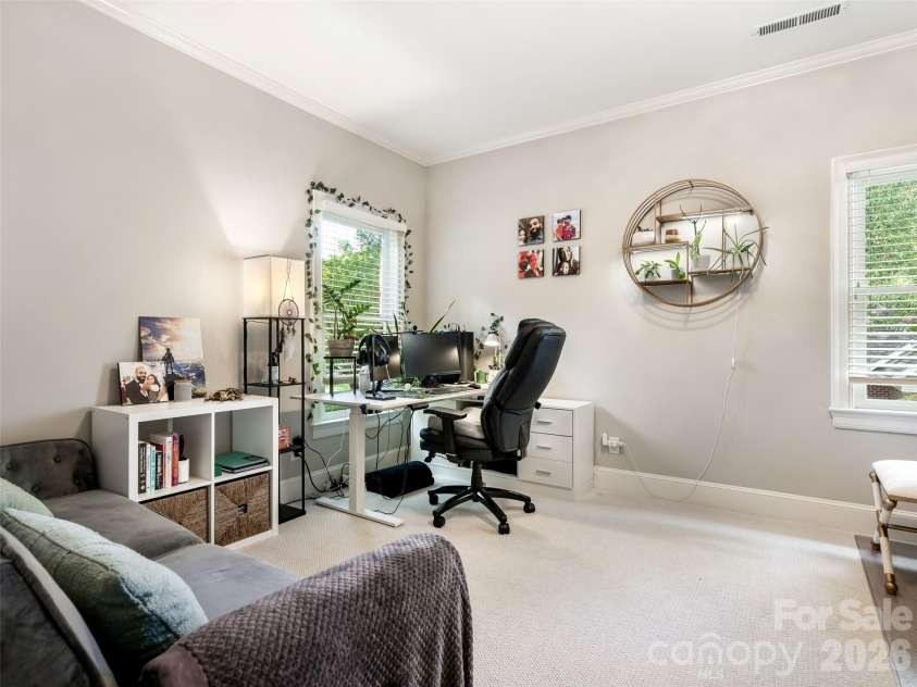 5216 Sunningdale Drive, Charlotte, NC 28277.  MLS# CAR4416178, YatesRealty ID 45821. Bedroom #4 currently used as an office