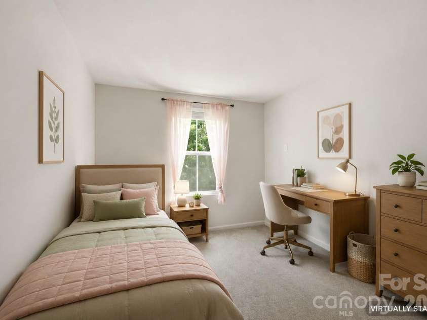 2037 Stephens Farm Drive, China Grove, NC 28023.  MLS# CAR4416091, YatesRealty ID 45826. Bedroom 3 - virtually staged
