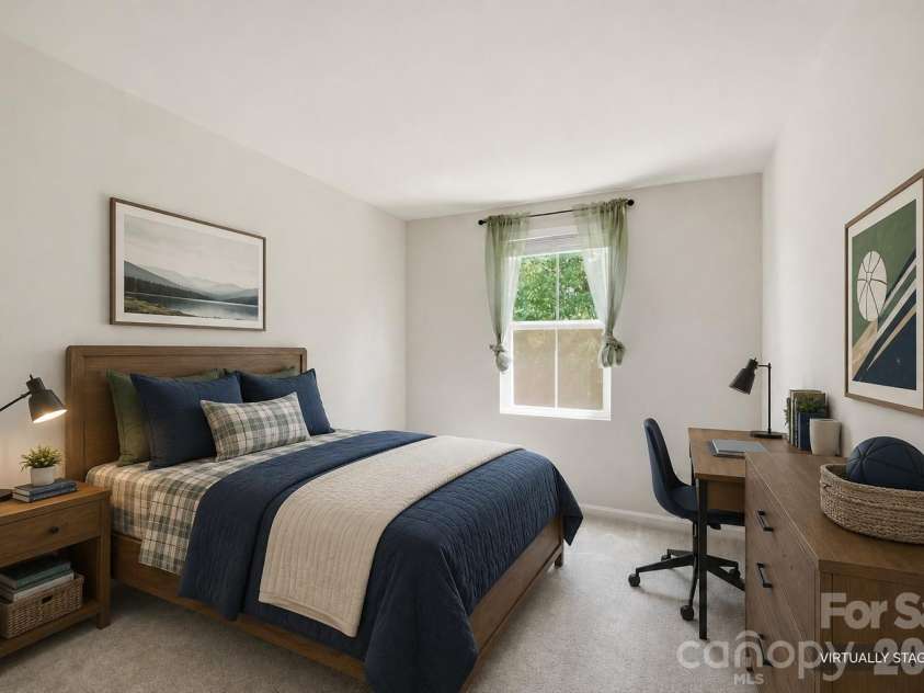 2037 Stephens Farm Drive, China Grove, NC 28023.  MLS# CAR4416091, YatesRealty ID 45826. Virtually Staged - Bedroom 2
