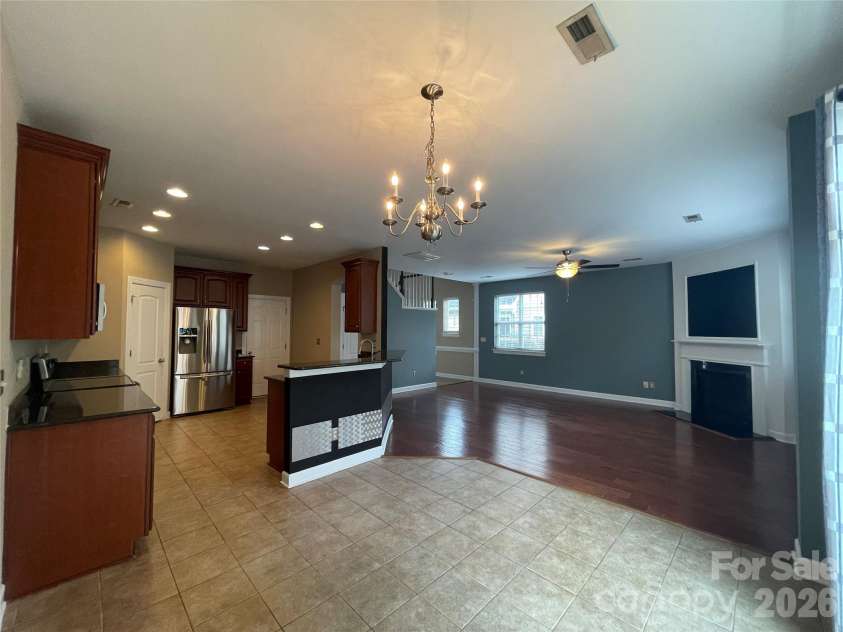 12220 Red Rust Lane, Charlotte, NC 28277.  MLS# CAR4416111, YatesRealty ID 45827. Open Floorplan flows seamlessly