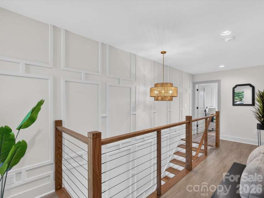 2725 Watson Drive, Charlotte, NC 28208.  MLS# CAR4415519, YatesRealty ID 45841. Open & Airy Upper Level