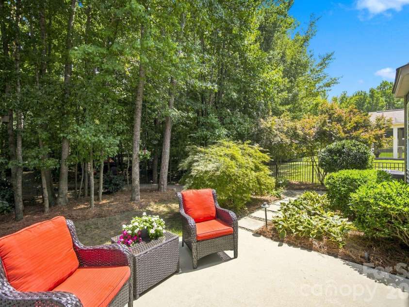 3202 Helmsley Court, Concord, NC 28027.  MLS# CAR4415344, YatesRealty ID 45850. Back Patio