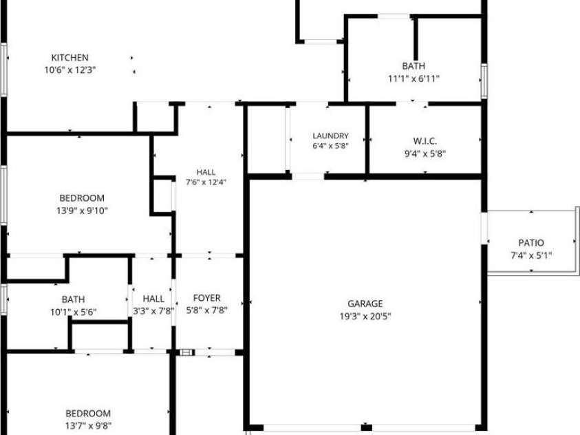 3202 Helmsley Court, Concord, NC 28027.  MLS# CAR4415344, YatesRealty ID 45850. Floor Plan