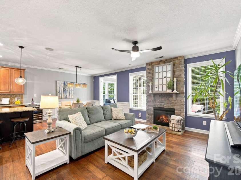 3202 Helmsley Court, Concord, NC 28027.  MLS# CAR4415344, YatesRealty ID 45850. Open Floor Plan