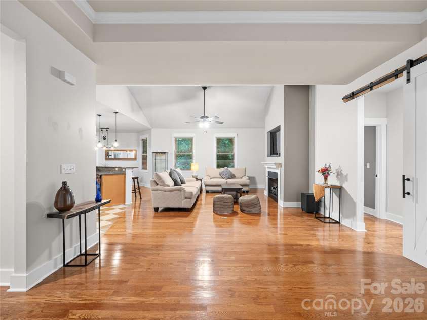 6 Oak Springs Drive, Arden, NC 28704.  MLS# CAR4414524, YatesRealty ID 45873. View from entry