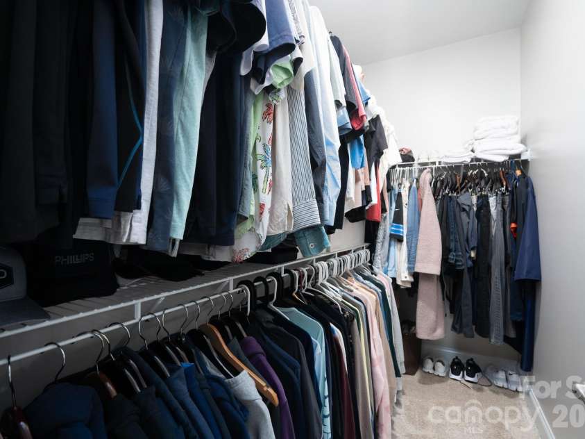 157 Wylie Trail, Statesville, NC 28677.  MLS# CAR4412962, YatesRealty ID 45893. Inside Primary Closet