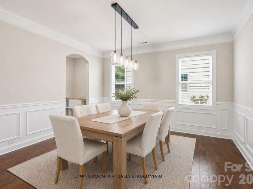 347 Windy Pine Drive, Clover, SC 29710.  MLS# CAR4412270, YatesRealty ID 45925. VIRTUALLY STAGED Dining Room