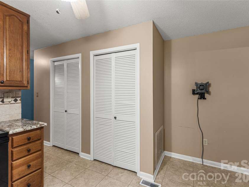 1575 Lincoln Road, York, SC 29745.  MLS# CAR4415125, YatesRealty ID 45928. Kitchen with two large Pantries