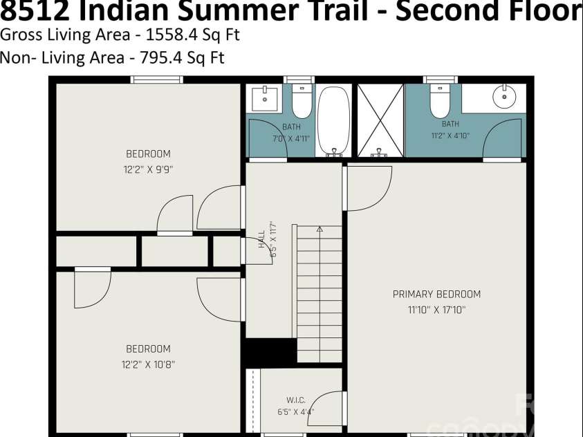 8512 Indian Summer Trail, Harrisburg, NC 28075.  MLS# CAR4414053, YatesRealty ID 45933. 