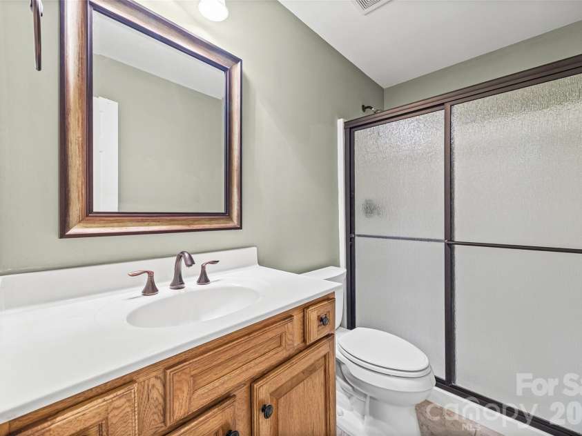 2229 Starnes Road, Edgemoor, SC 29712.  MLS# CAR4409854, YatesRealty ID 45934. Hall bathroom.