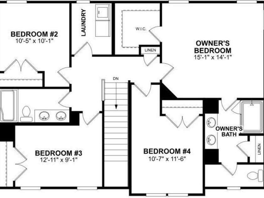 2008 Boulder Ridge Drive, Gastonia, NC 28052.  MLS# CAR4408634, YatesRealty ID 45936. Second floor