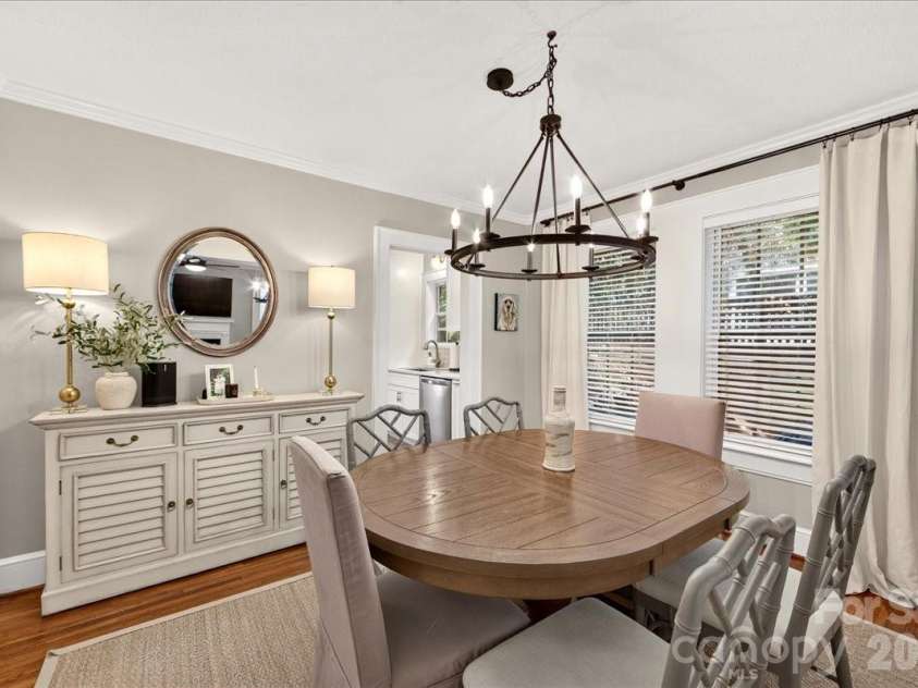 1717 Nassau Boulevard, Charlotte, NC 28205.  MLS# CAR4415580, YatesRealty ID 45940. Dining Room