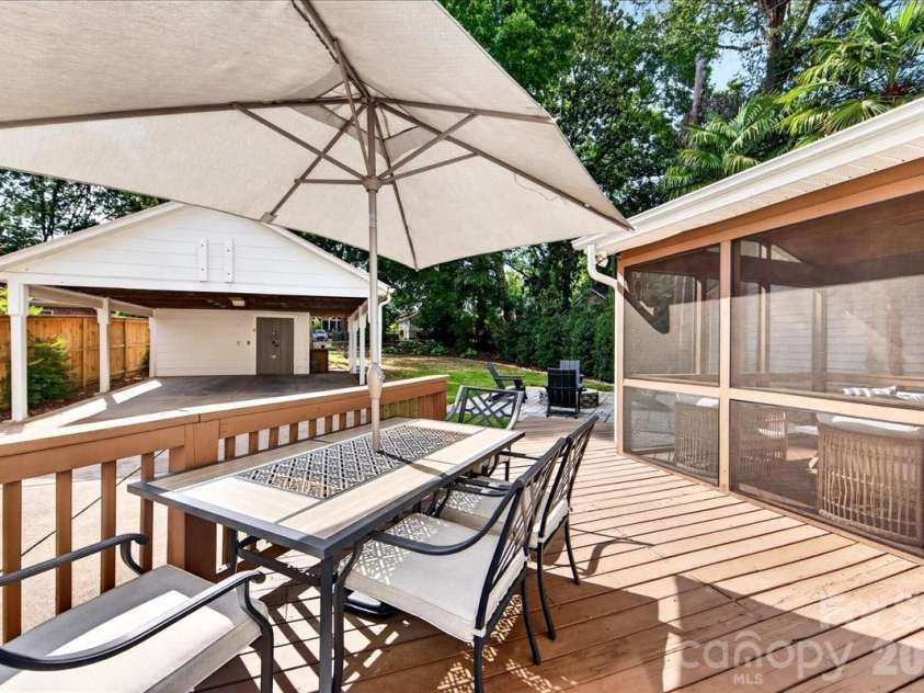 1717 Nassau Boulevard, Charlotte, NC 28205.  MLS# CAR4415580, YatesRealty ID 45940. Porch
