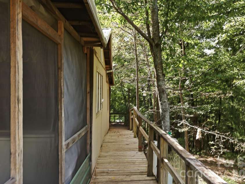 464 Mason Road, Ellenboro, NC 28040.  MLS# CAR4413857, YatesRealty ID 45942. Back deck